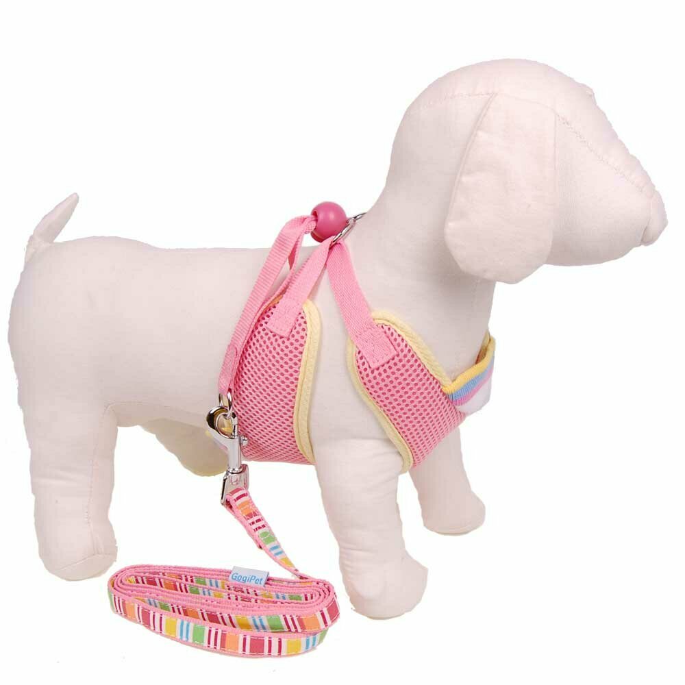 Harness for dogs pink of GogiPet ®