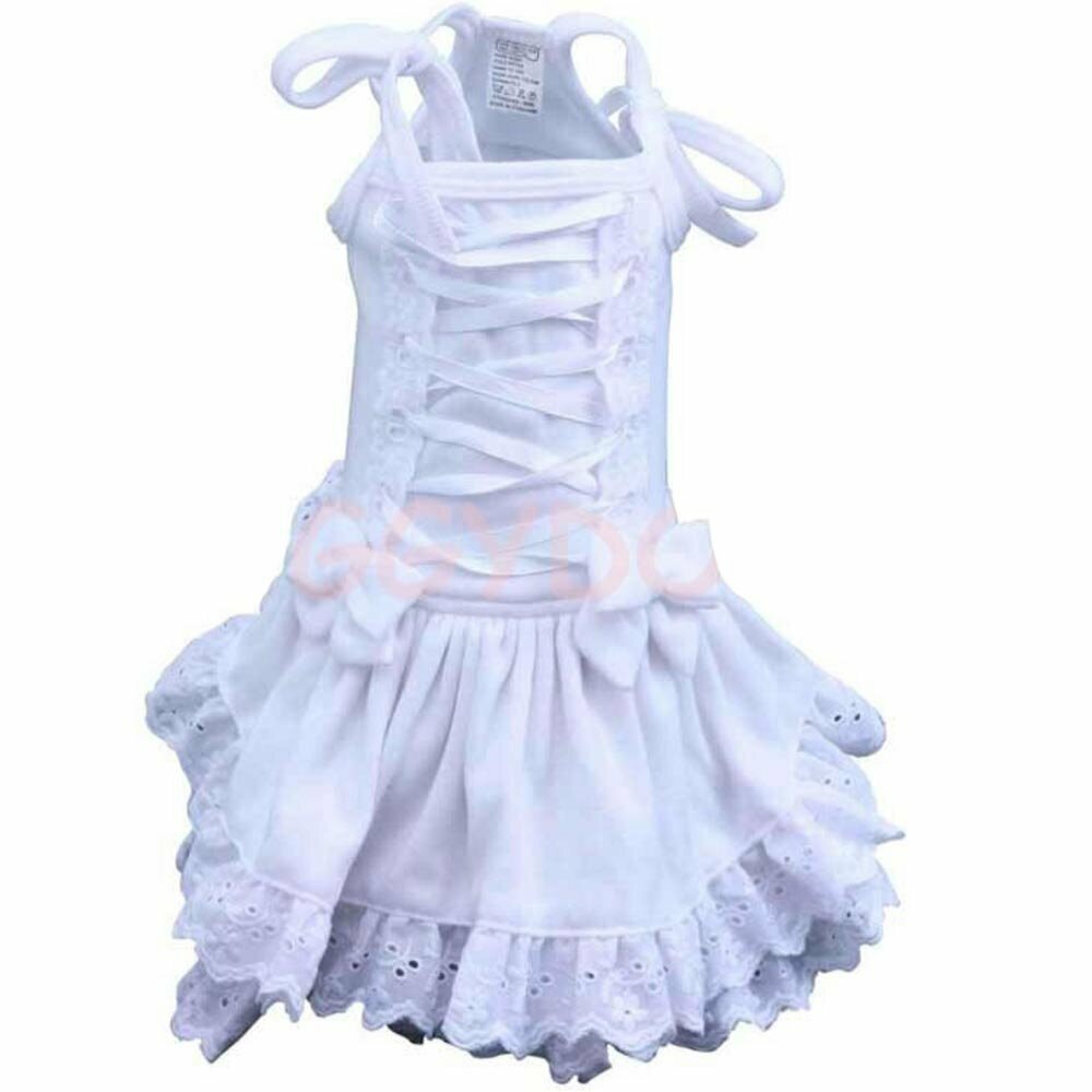 Corsage dress white for dogs - Dog clothing sale