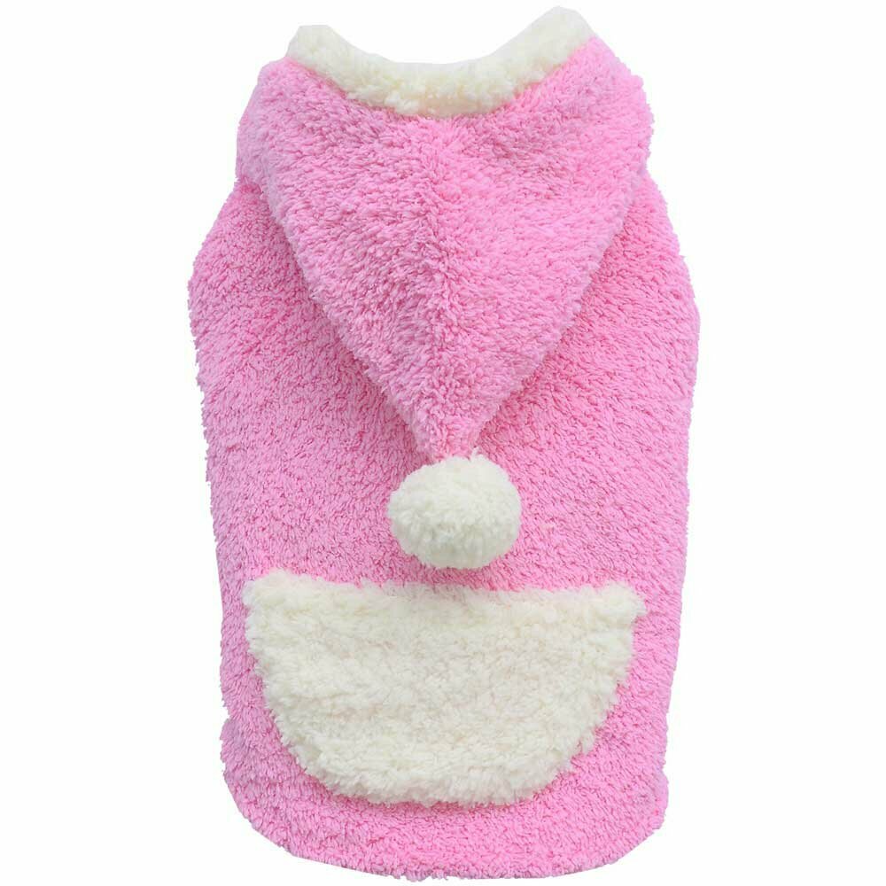 dog coat Pink hooded by DoggyDolly W212