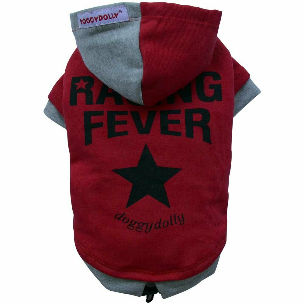 Racing Fever dog sweater red by DoggyDolly