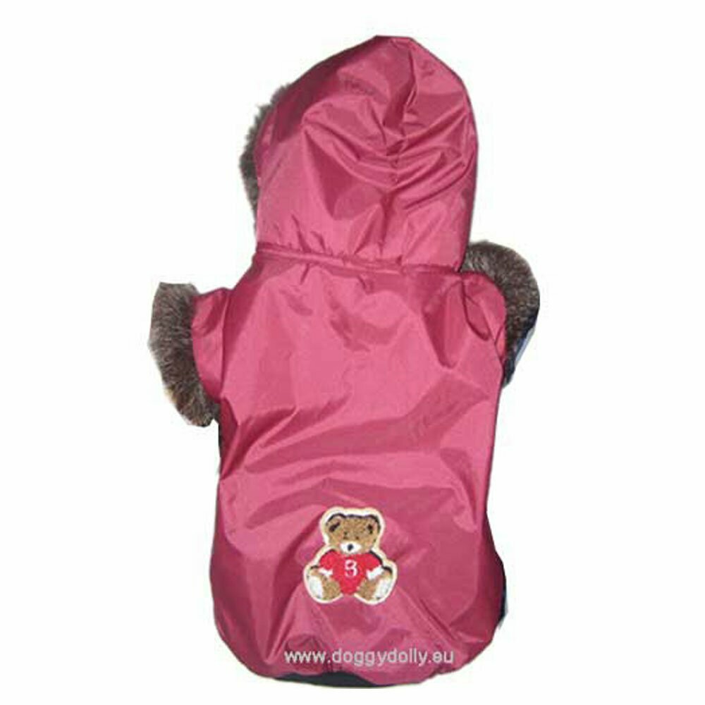 bordeaux red dog coat of DoggDolly W011