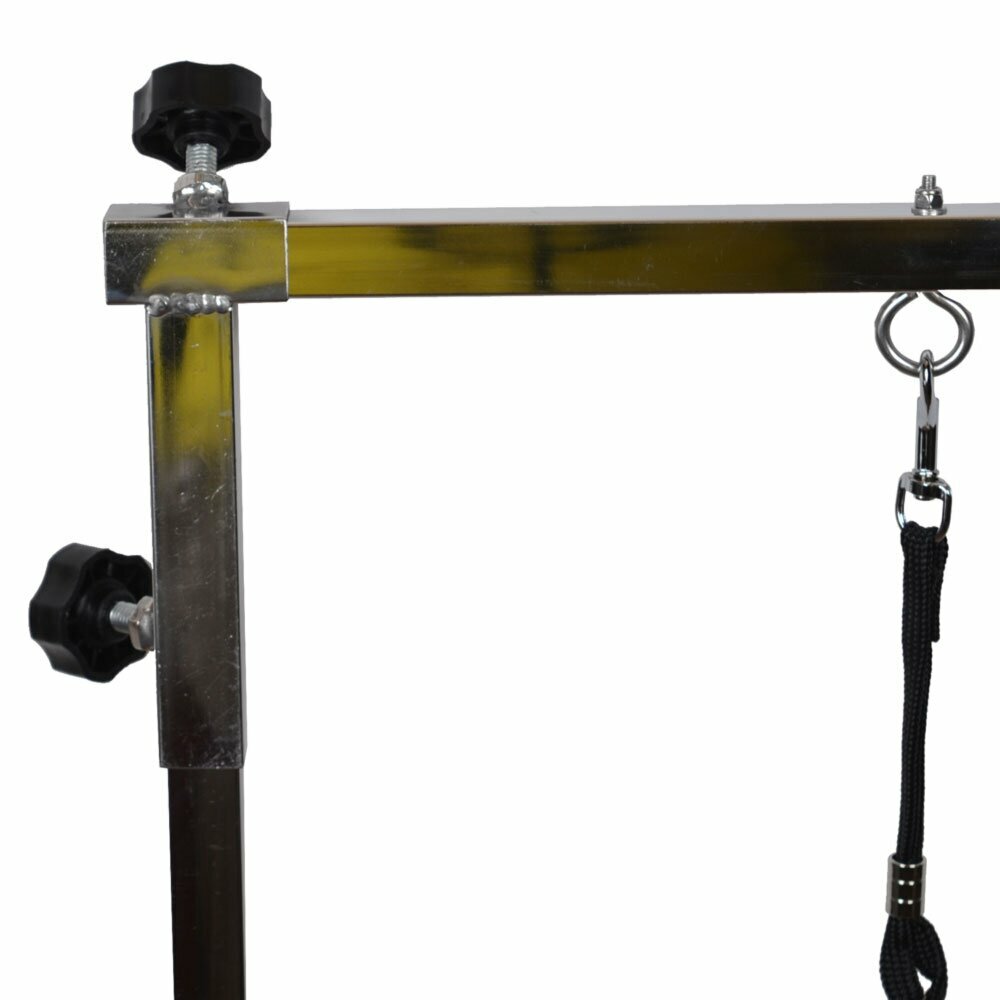Overhead grooming arm for grooming tables with a length of 120 cm