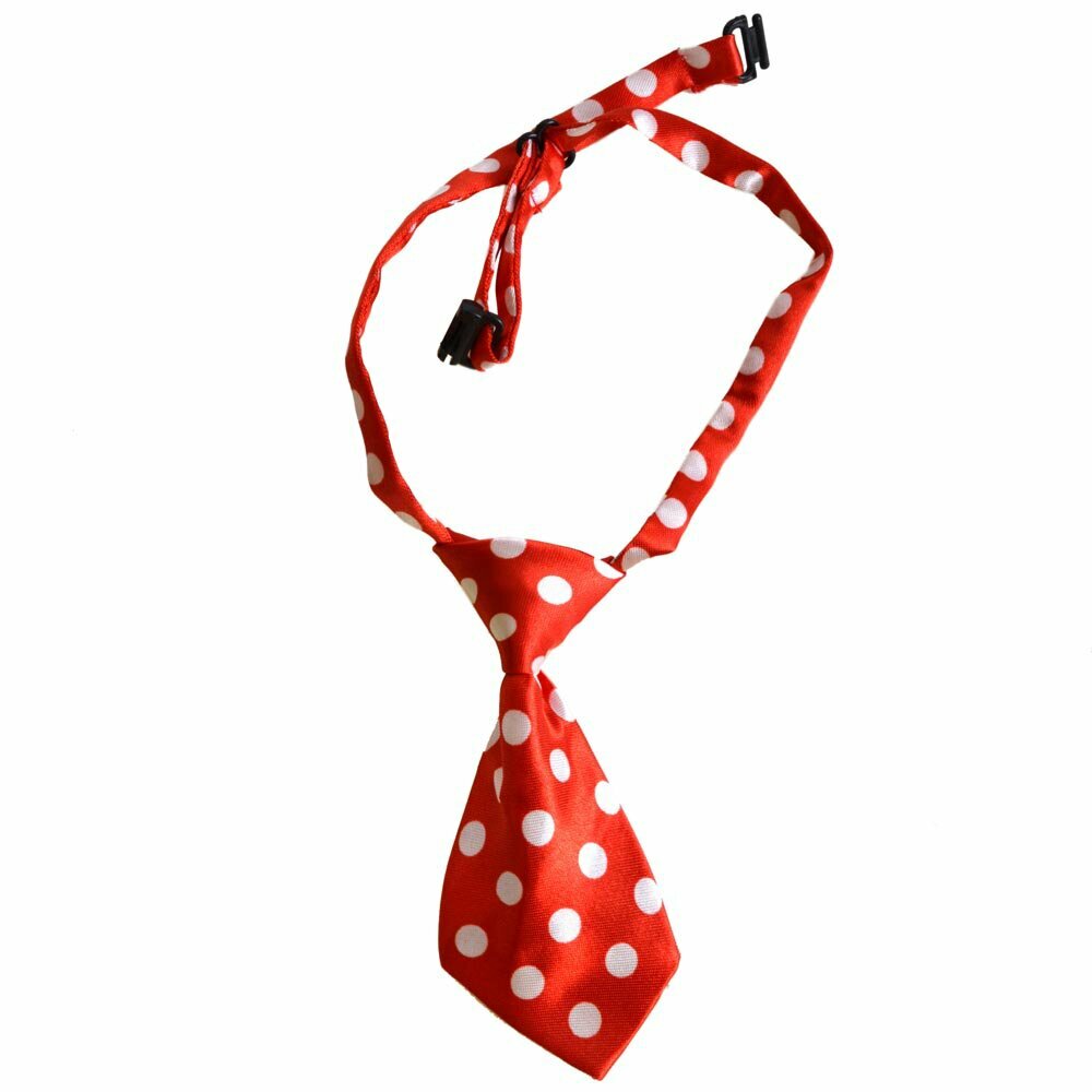 Tie for dogs red dotted by GogiPet
