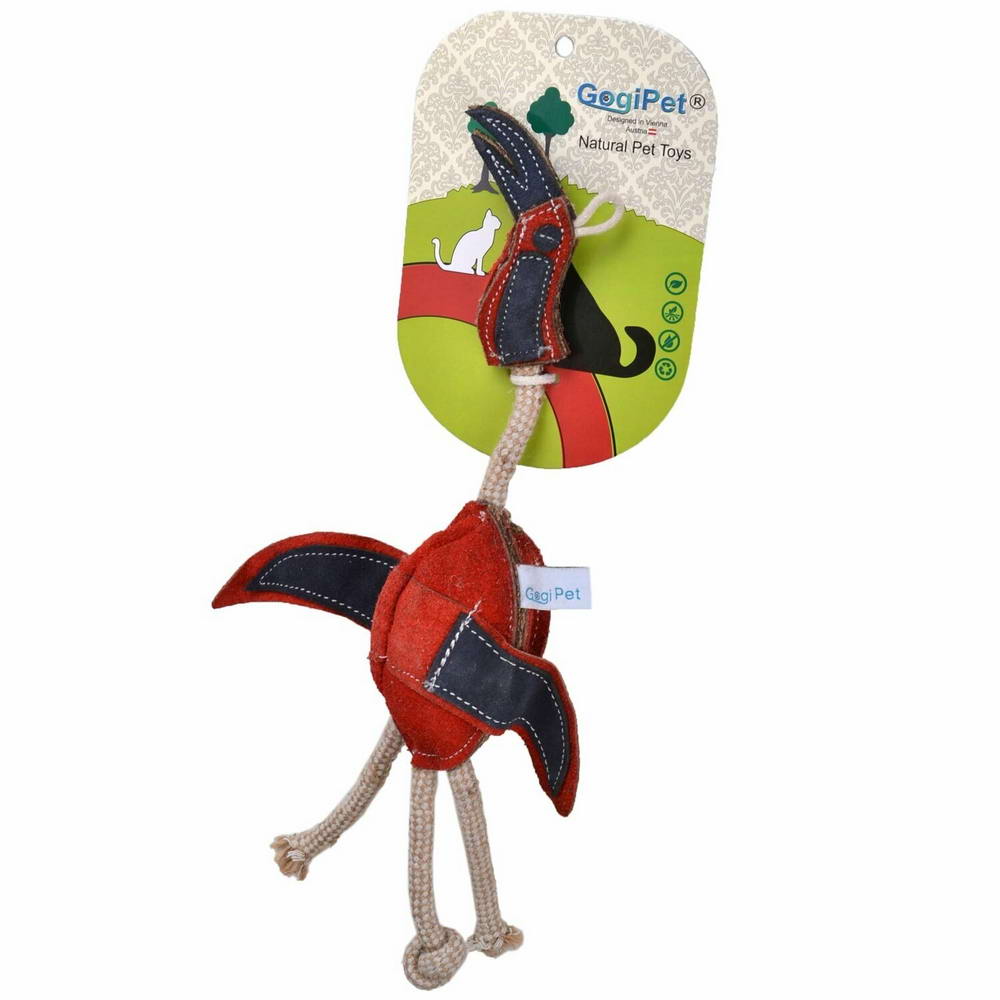 GogiPet dog toy made of natural fibres