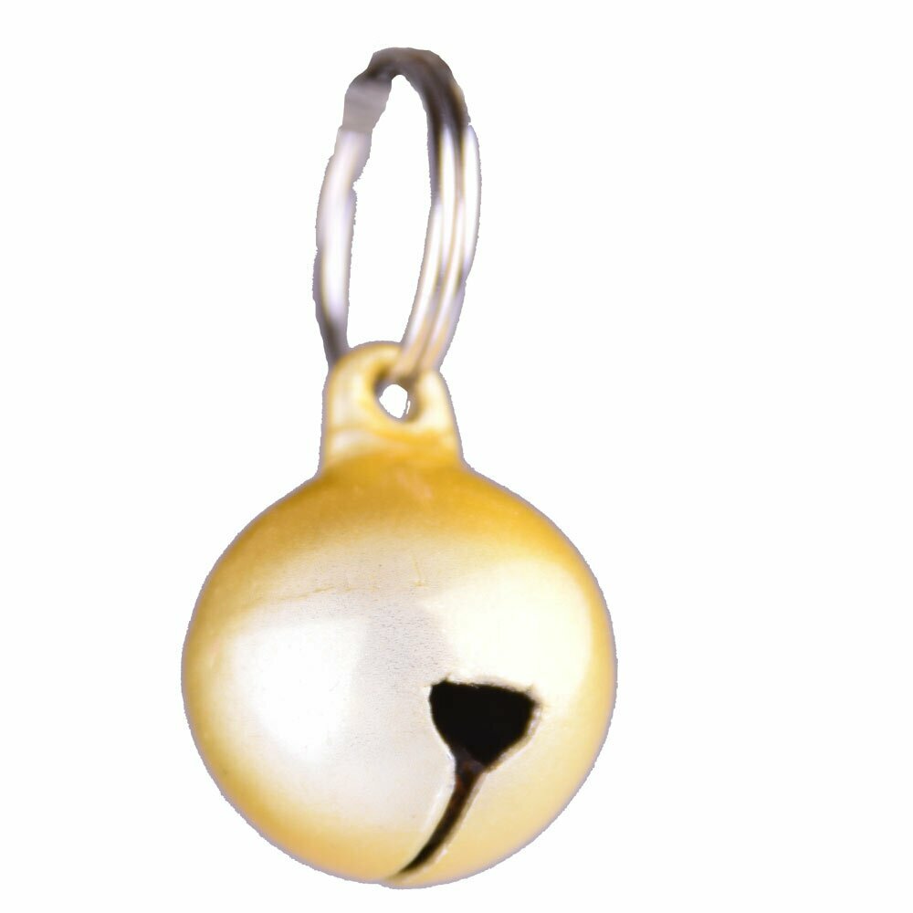Cat bell light gold 14 mm