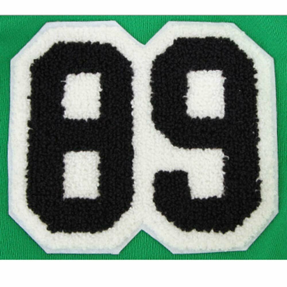 Baseball dog jacket embroidered with 89
