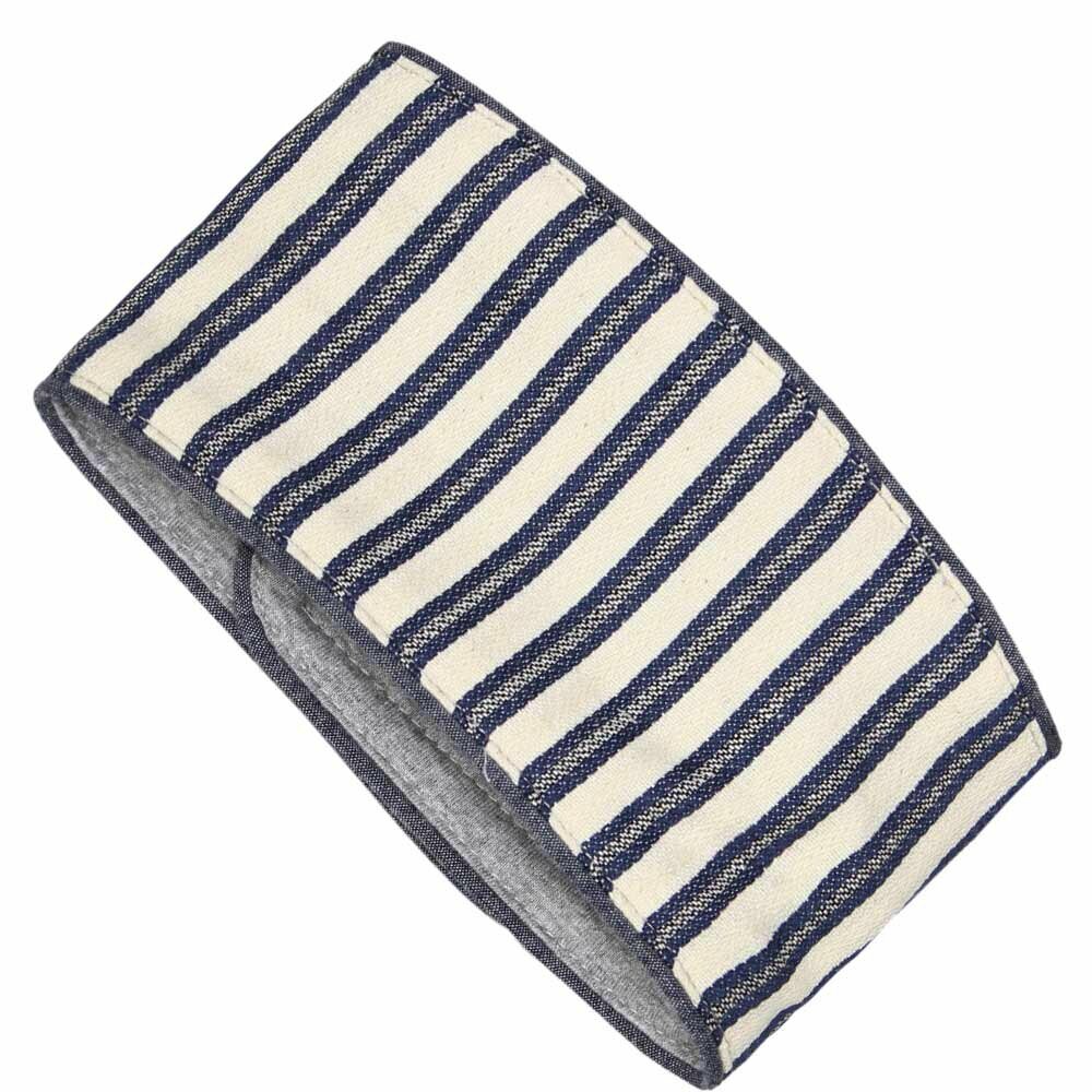 Incontinence bandage for male dogs striped blue
