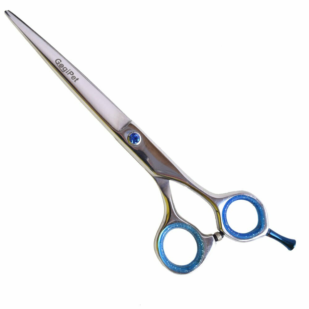 GogiPet Japanese steel scissors with 19 cm straight version