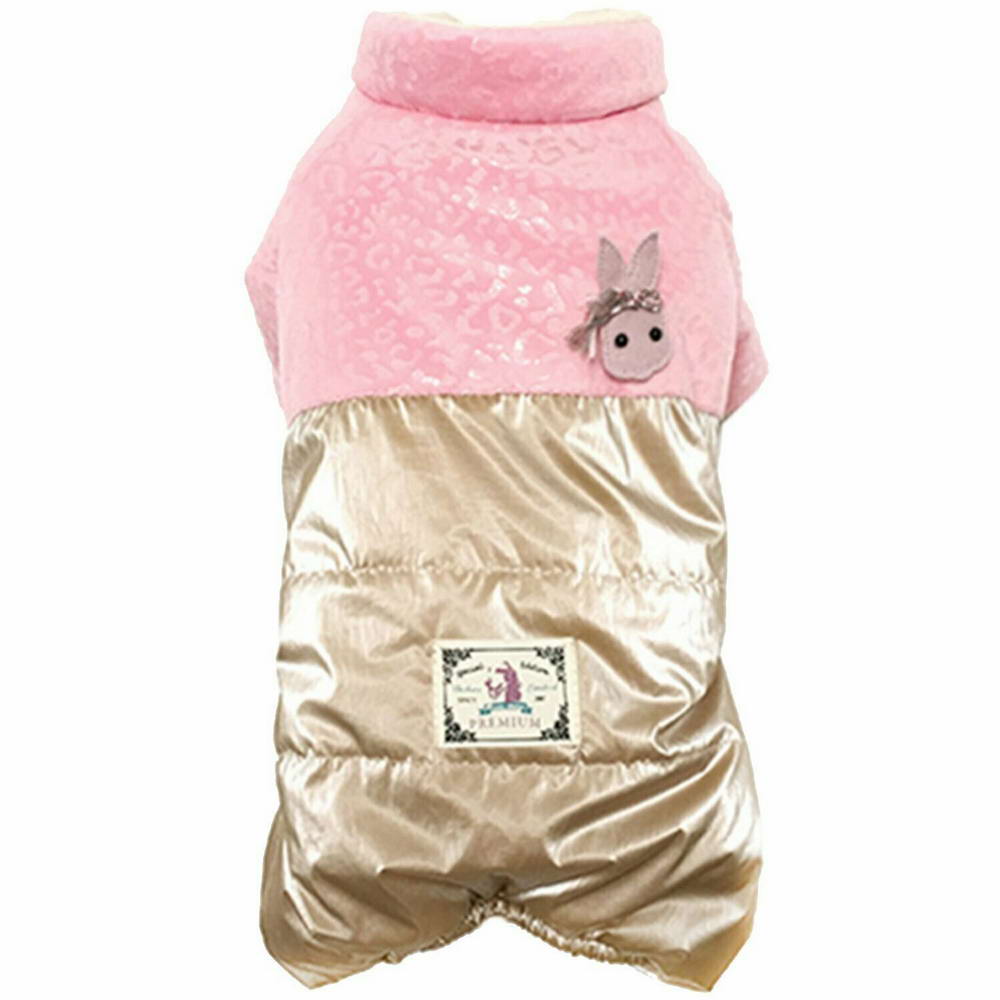 Dog overall Golden Donkey - warm dog clothes