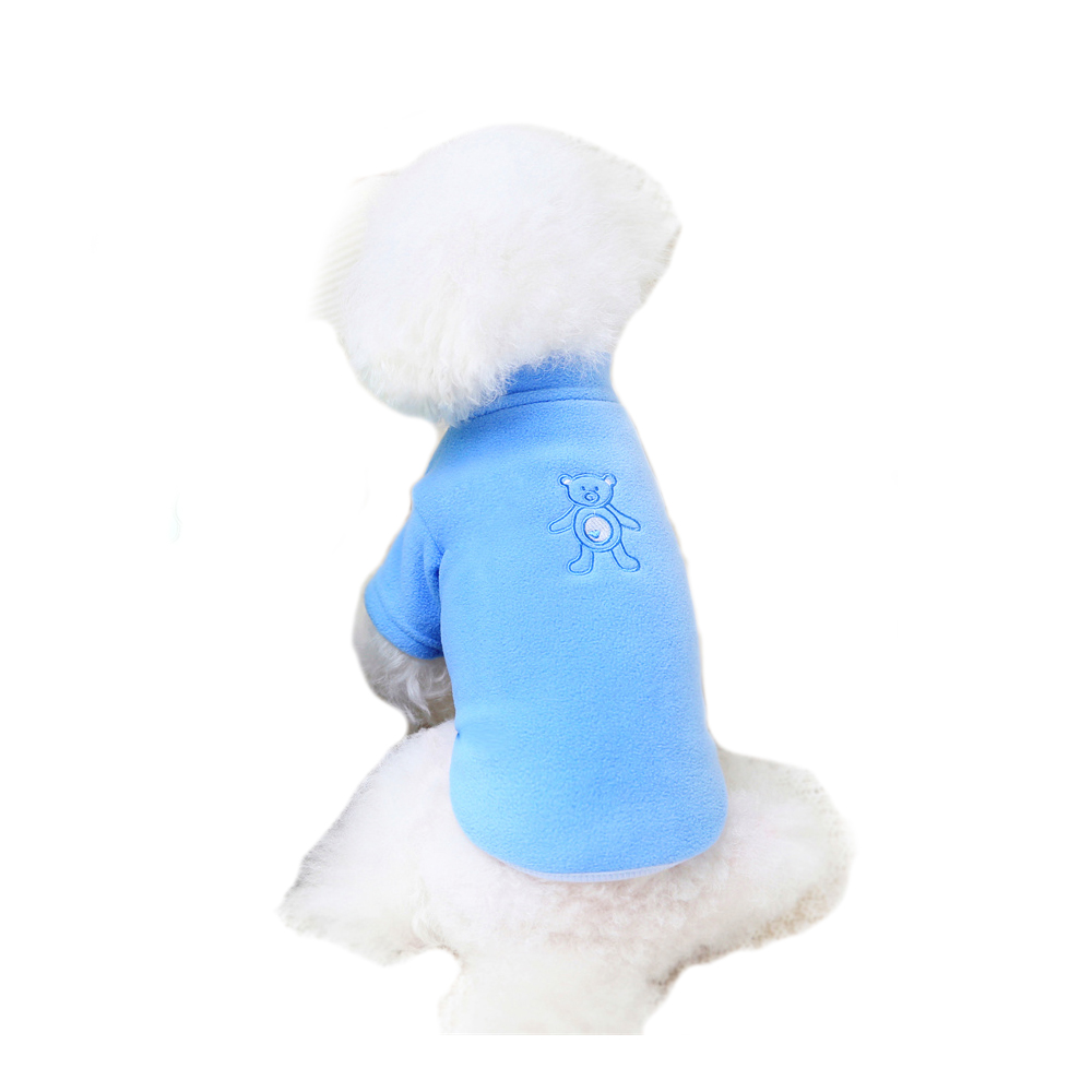Cosy Warm Dog Sweater - Blue Teddy Sweater