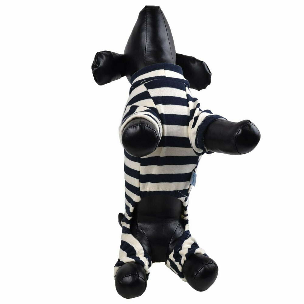 Tracksuit for dogs blue striped