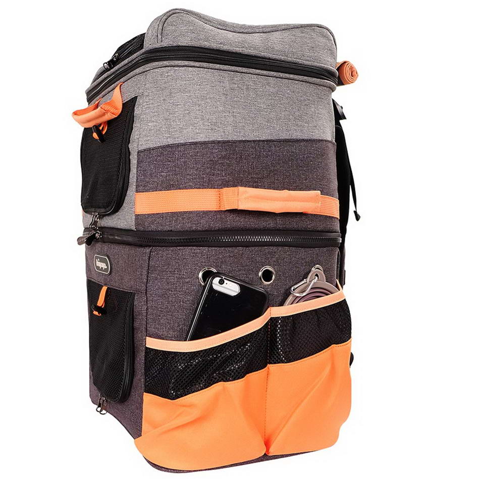 Two-storey dog backpack