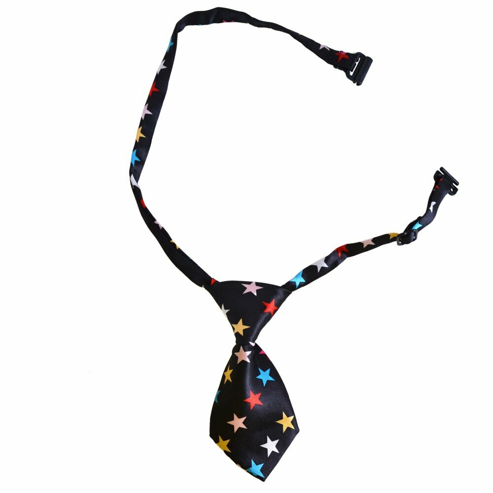 Tie for dogs stars black by GogiPet