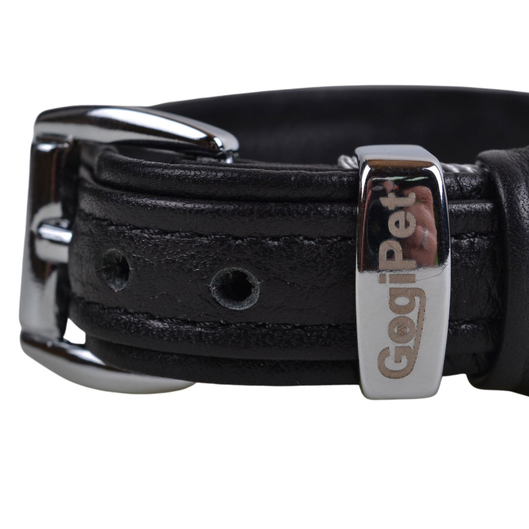 GogiPet genuine leather dog collars with Swarovski crystals
