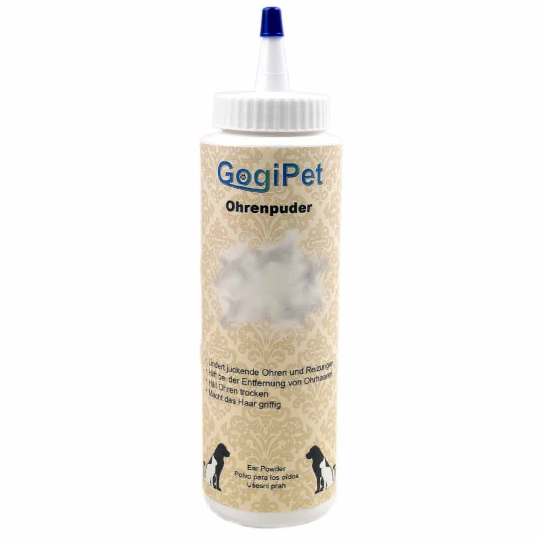 GogiPet ear powder for dogs and cats