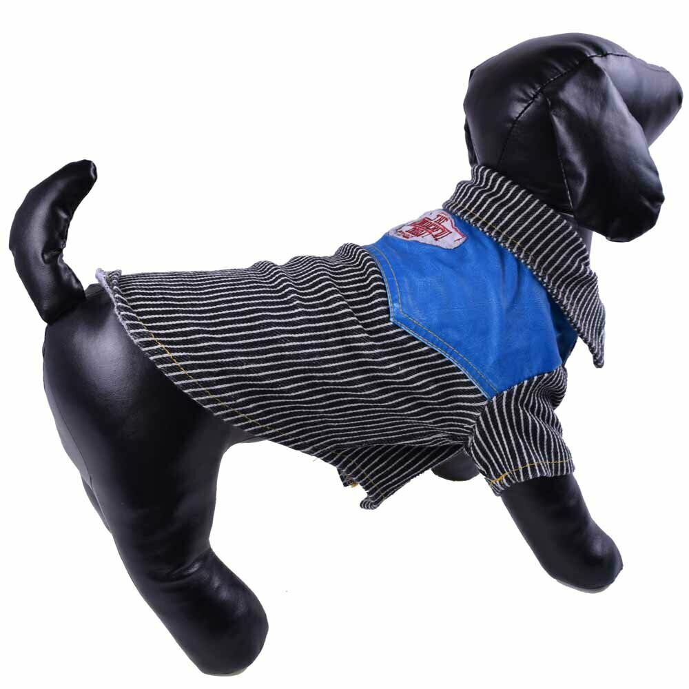 Stripe jeans Dog Jack - the dog dress in retro look