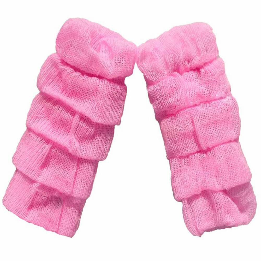 Dog leg warmers Pink Lilly by GogiPet