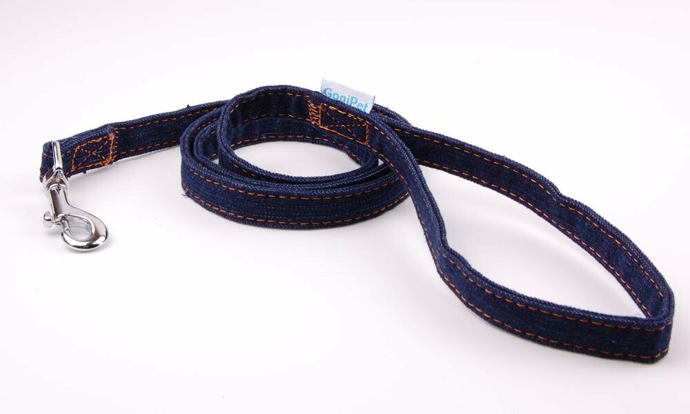 Blue Jeans dog  collar and leash set by GogiPet ® now with easy clip