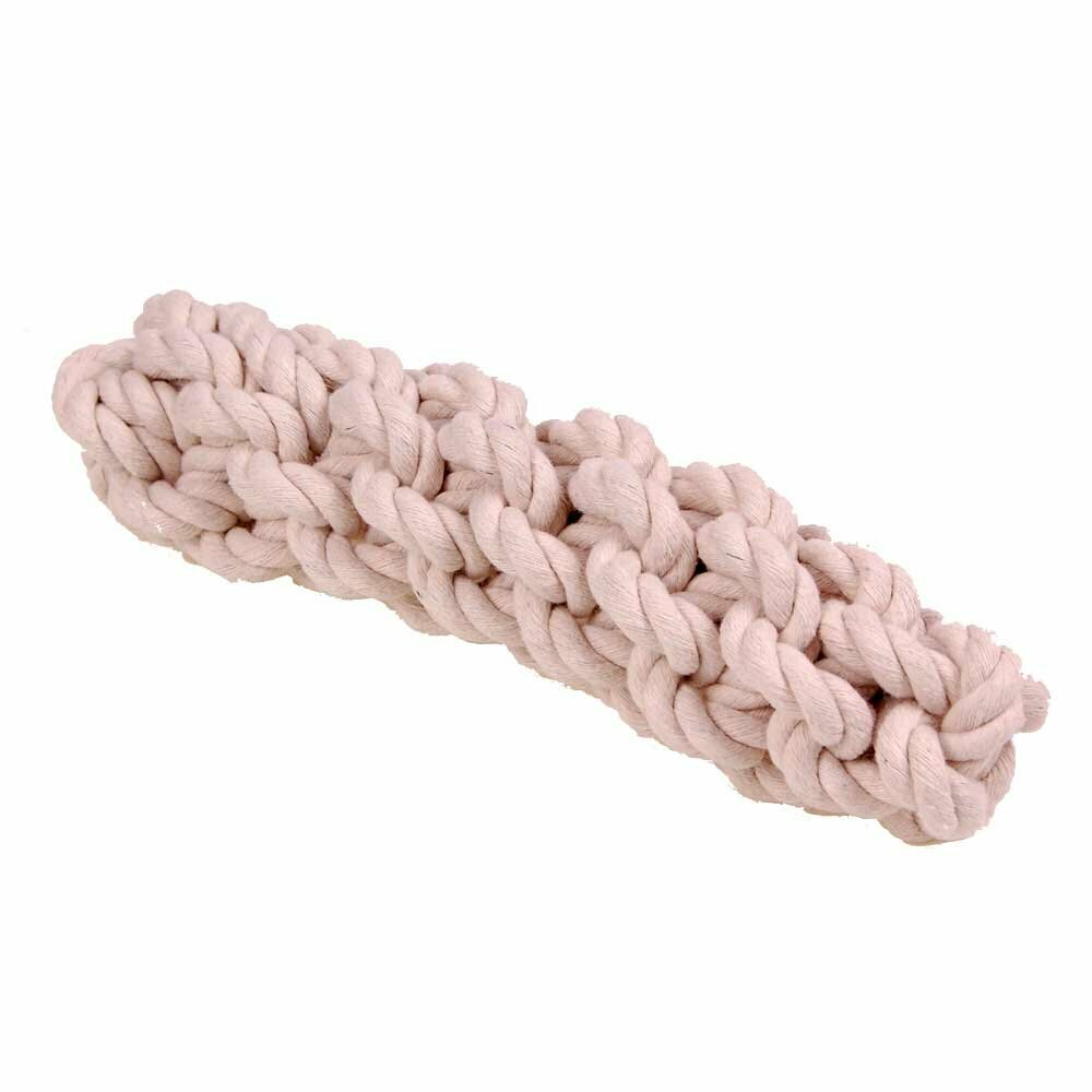 Dental knot rope dog toy - natural 20 cm