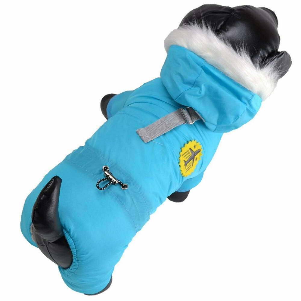 Beautiful Air Force dog jacket in light blue
