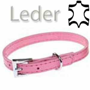 pink leather dog collar for rhinestone