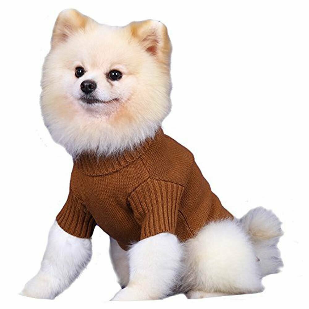 Warm Cable Knit Sweater for dogs of DoggyDolly W053