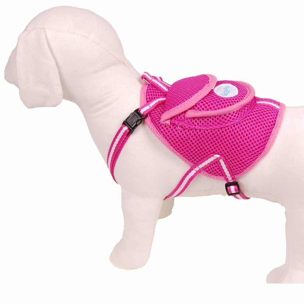 Dog Harness Pink - backpack for dogs of GogiPet ®