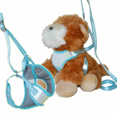Soft Harness for small dogs of GogiPet ® light blue L