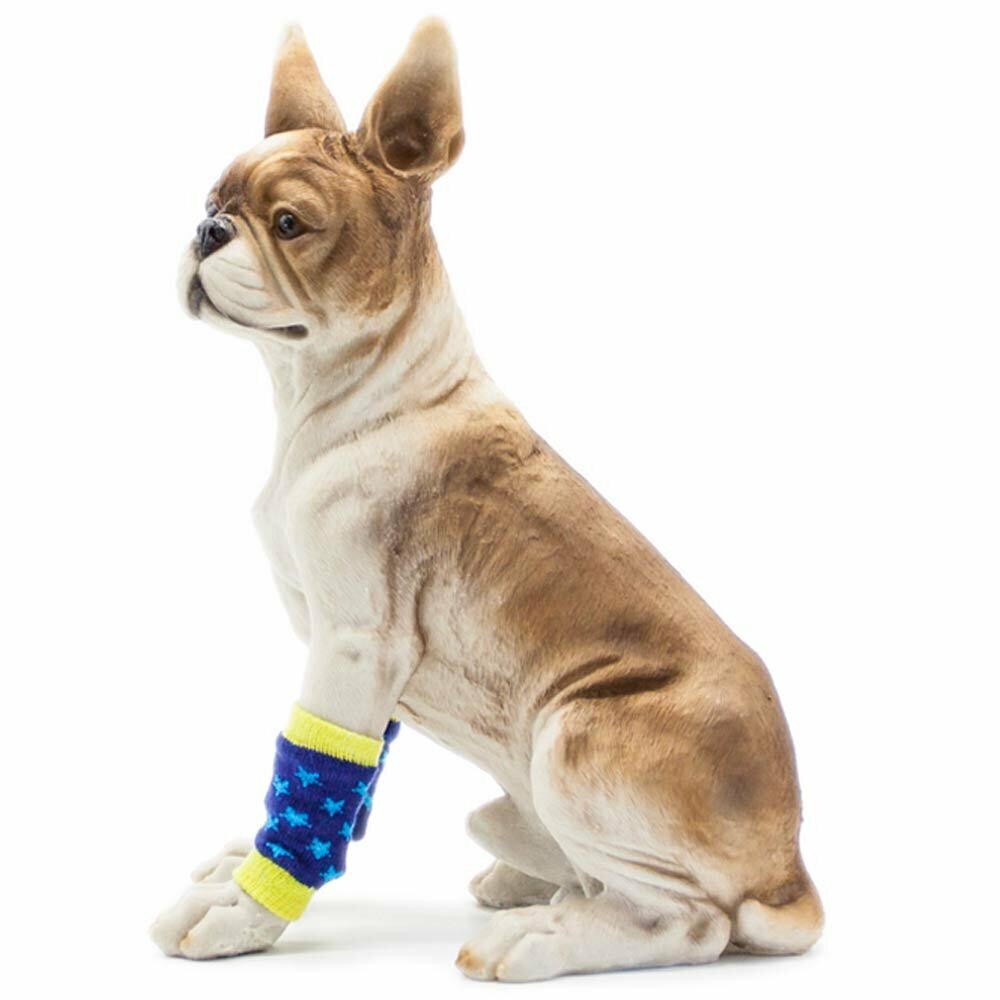 GogiPet leg warmers for dogs Blue Star
