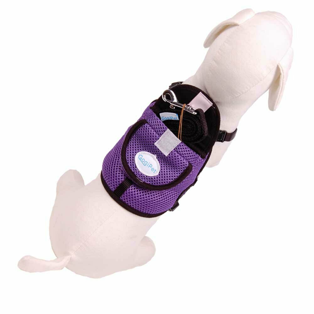 GogiPet ® backpack harness purple S