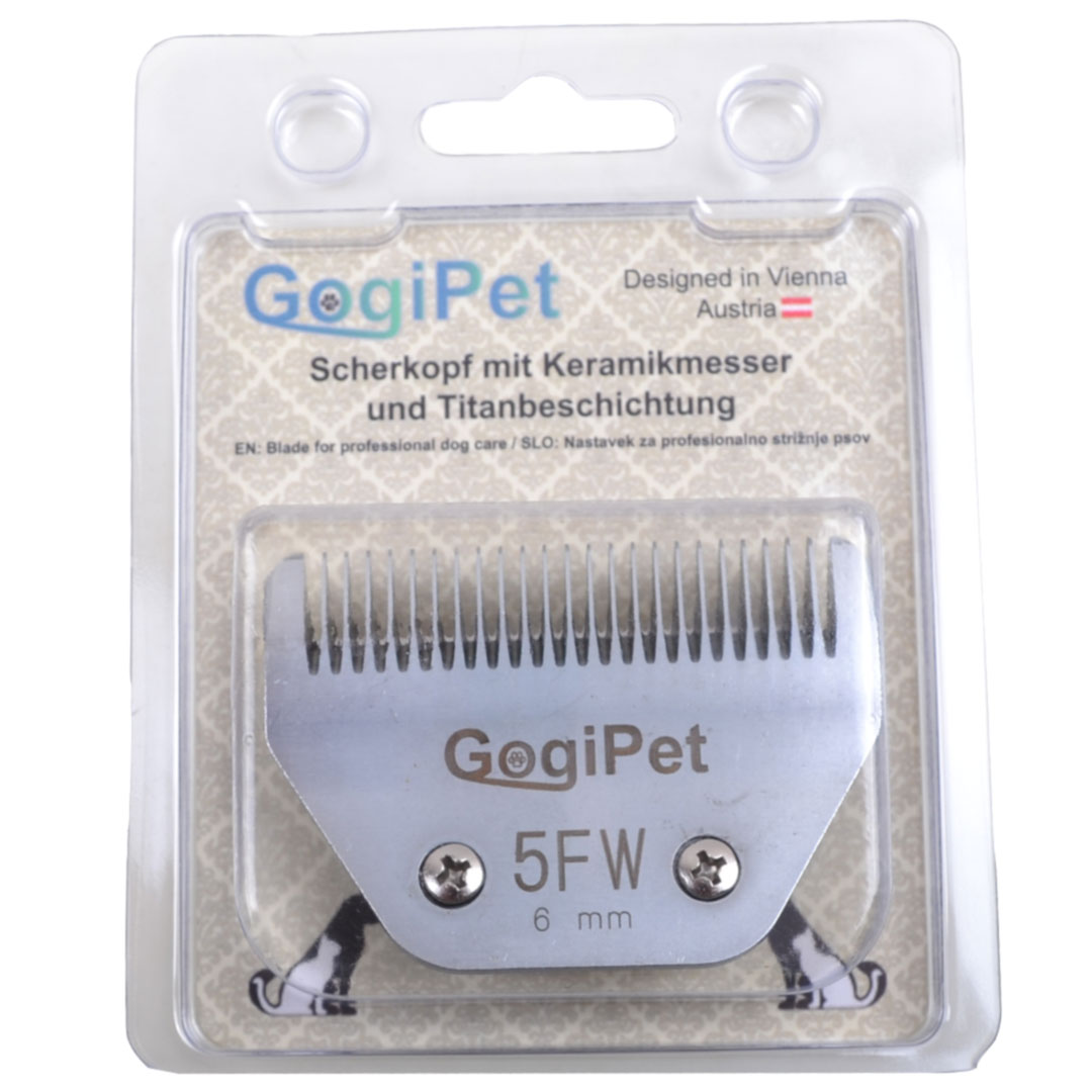 GogiPet clipper heads for Oster, Heiniger Saphir, Heiniger Opal, Andis, Wahl, Aesculap Fav5, Optimum, GogiPet, Thrive, Moser, AGC, Wahl and all clippers with standard blade system