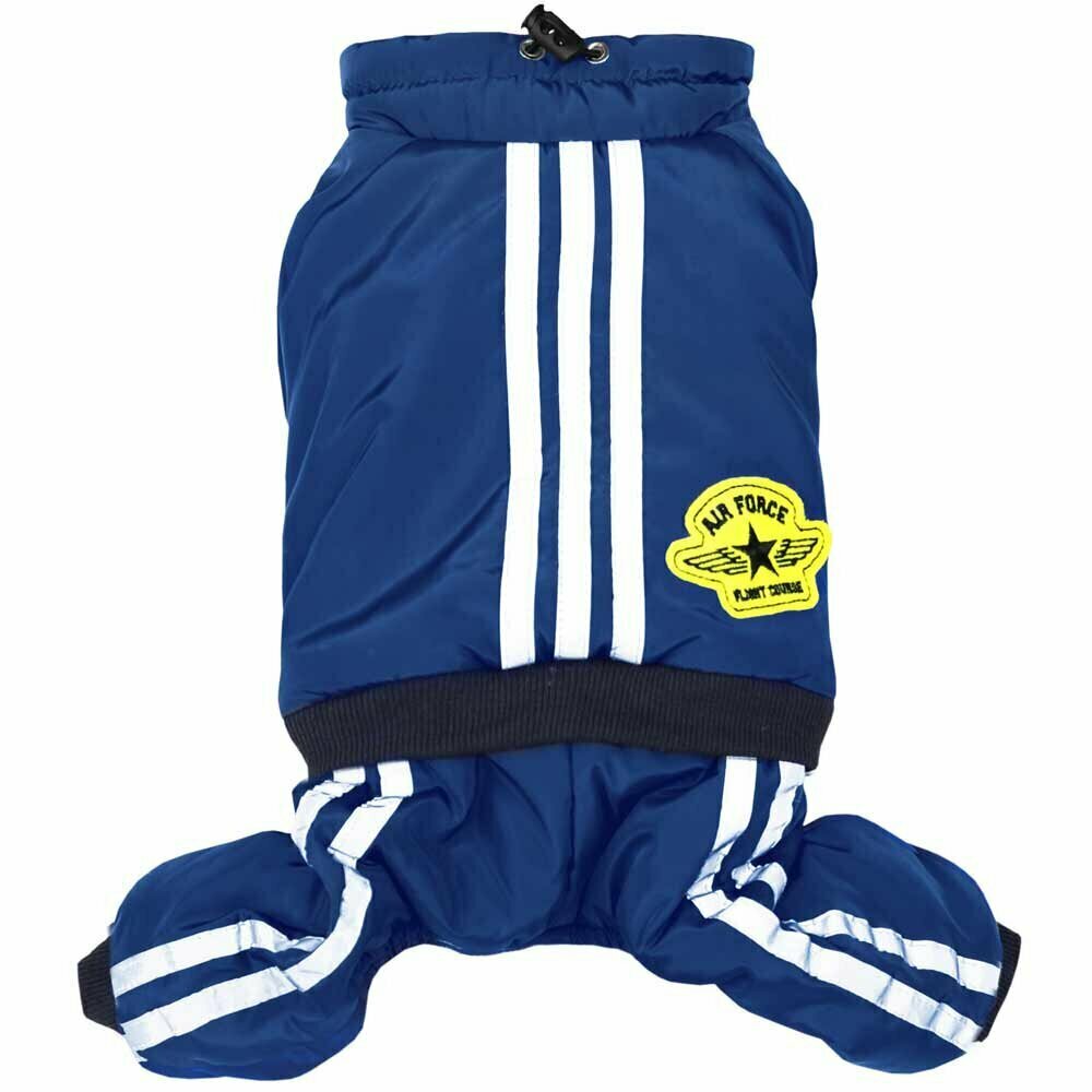 Snow suit for dogs blue
