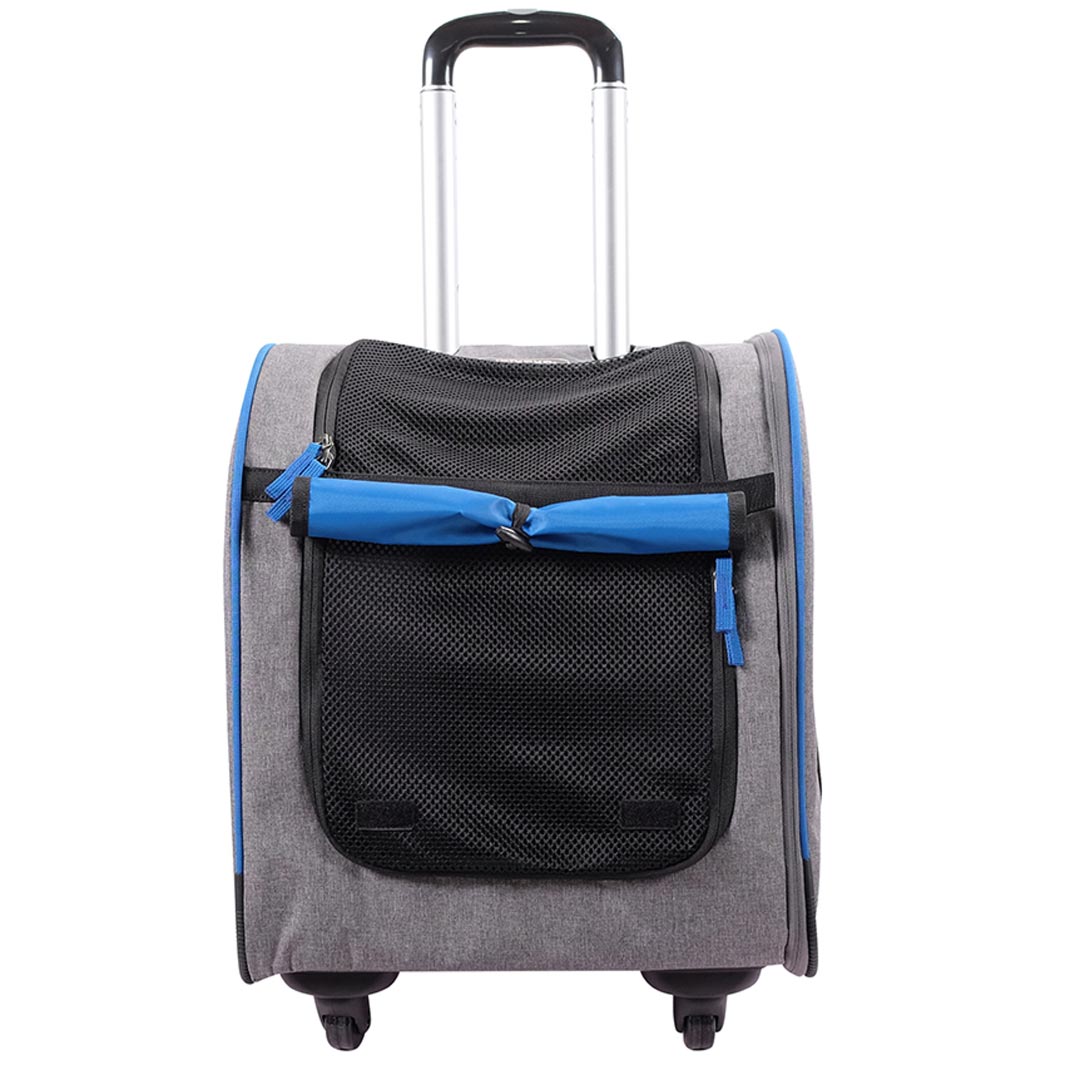 Backpack Parallel Transport Pet Trolley – Slate/Sapphire