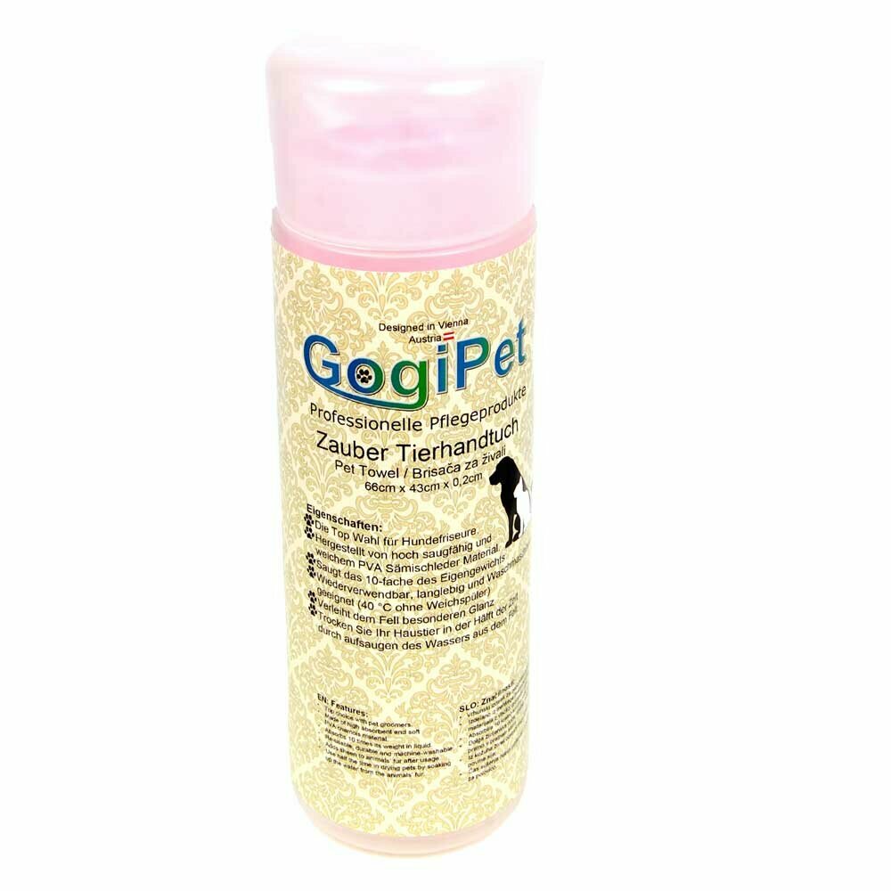 GogiPet Magic towel- super absorbent towel for animal care and cleaning