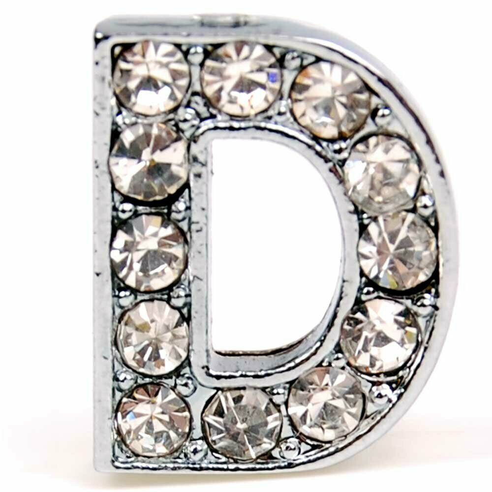 D rhinestone letter with 14 mm