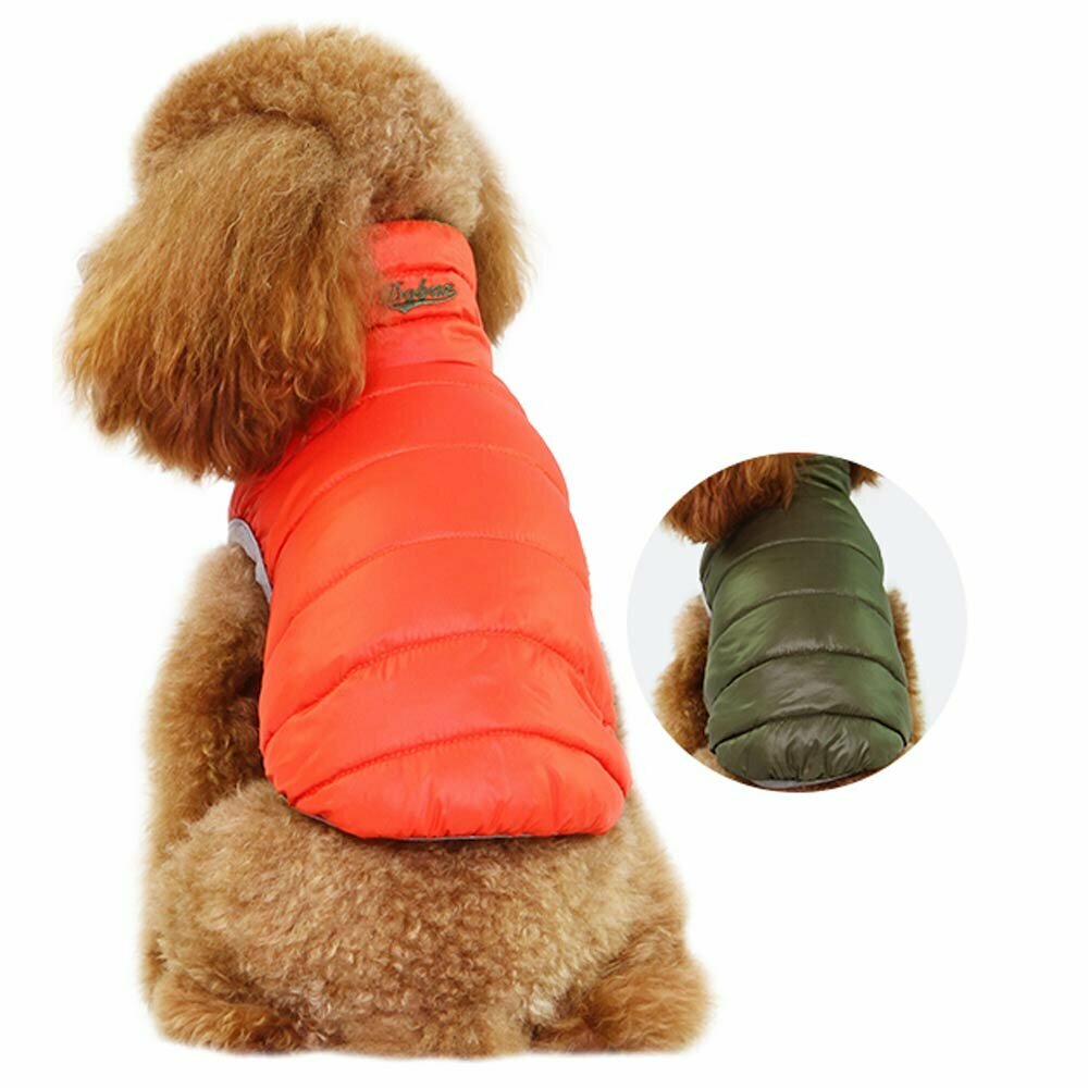 High quality dog jacket with genuine goose down - warm dog clothes