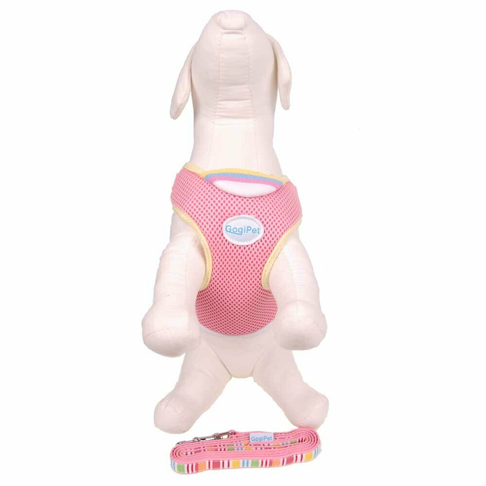 GogiPet ® Harness Set pink for dogs