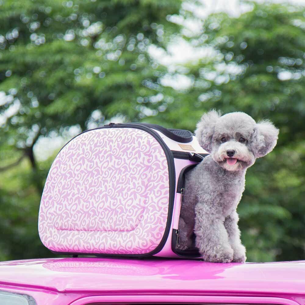 Sporty dog carrier Pink