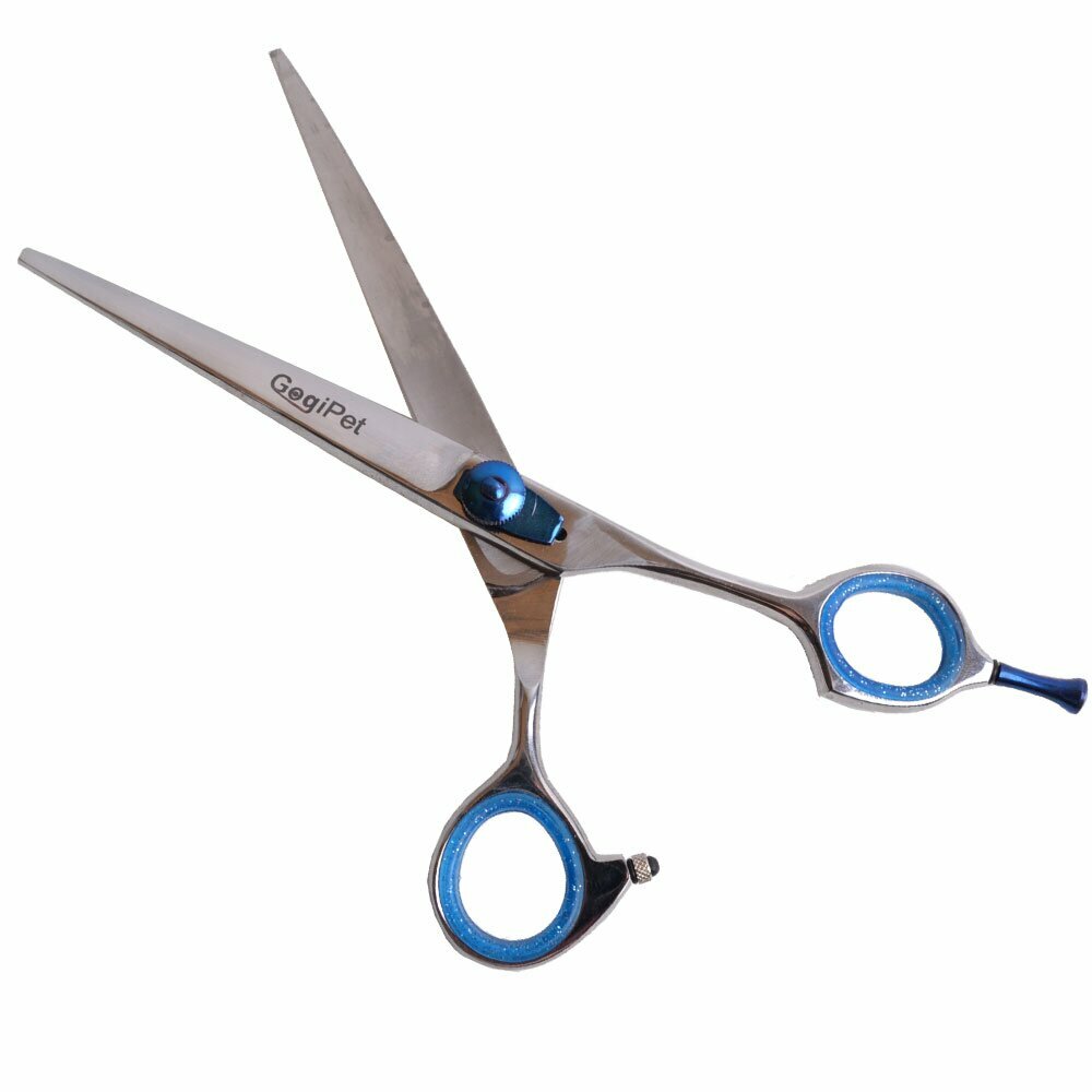 GogiPet® Basic Japanese steel dog scissor 22 cm straight version