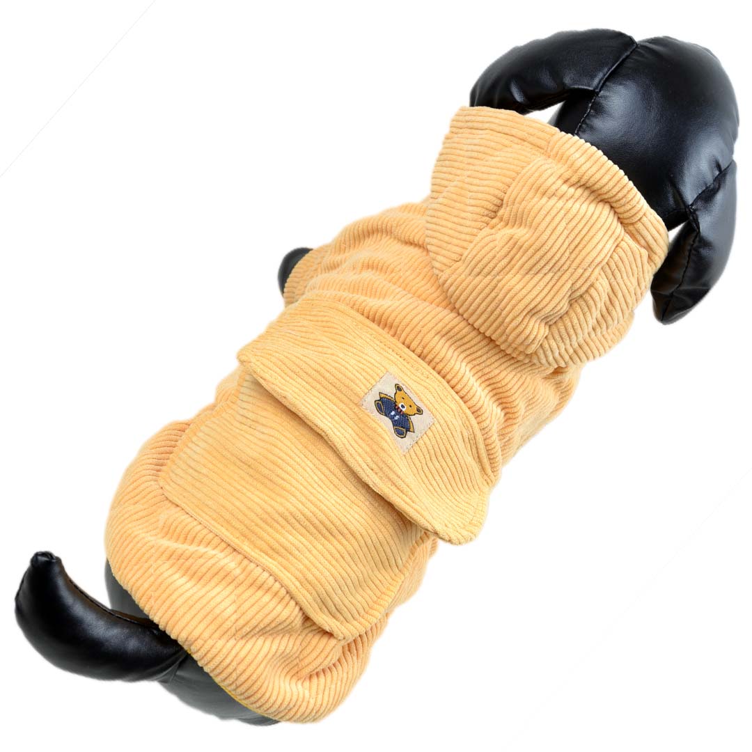 warm dog parka with hood - warm dog robe