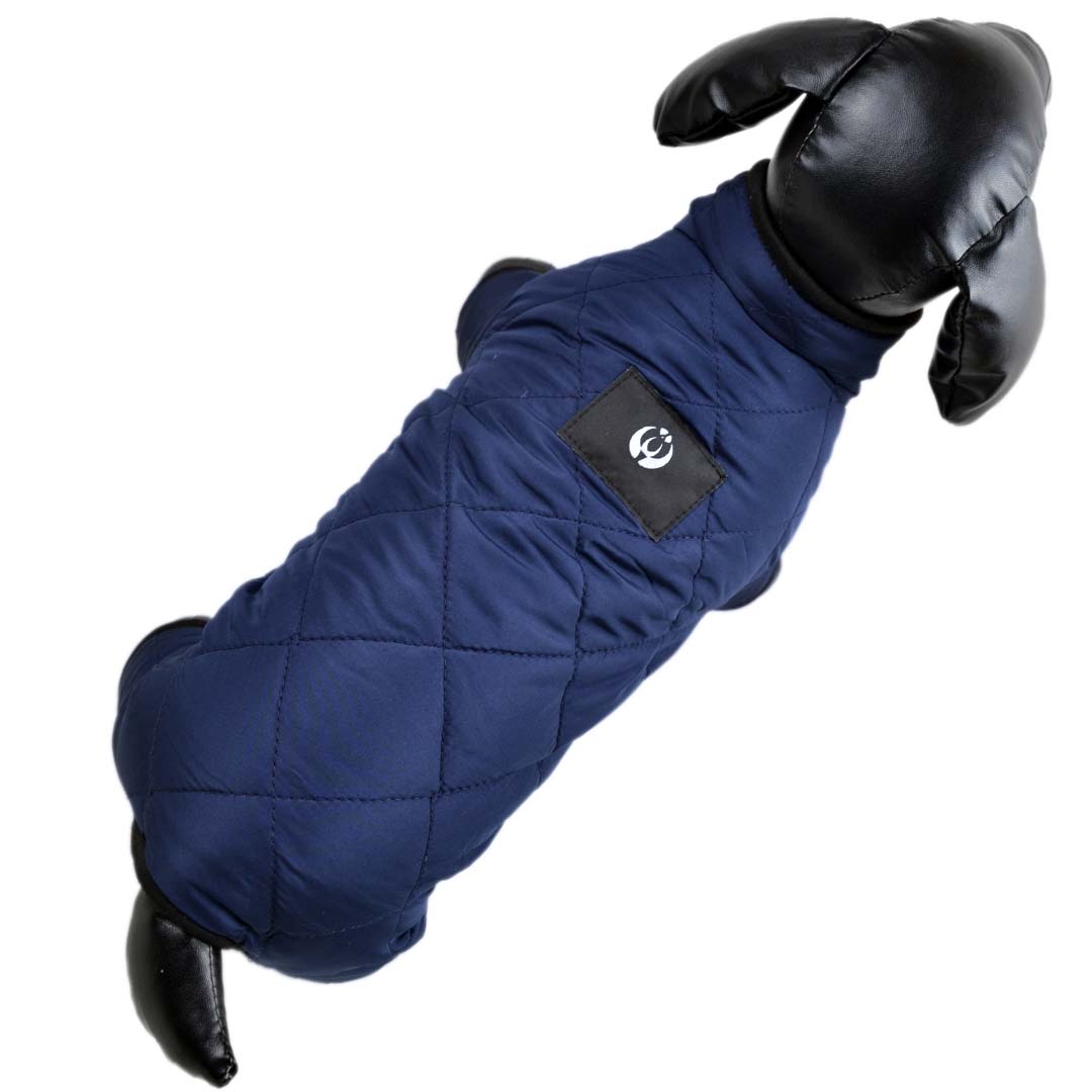 Warm Snowsuit for Dogs dark blue