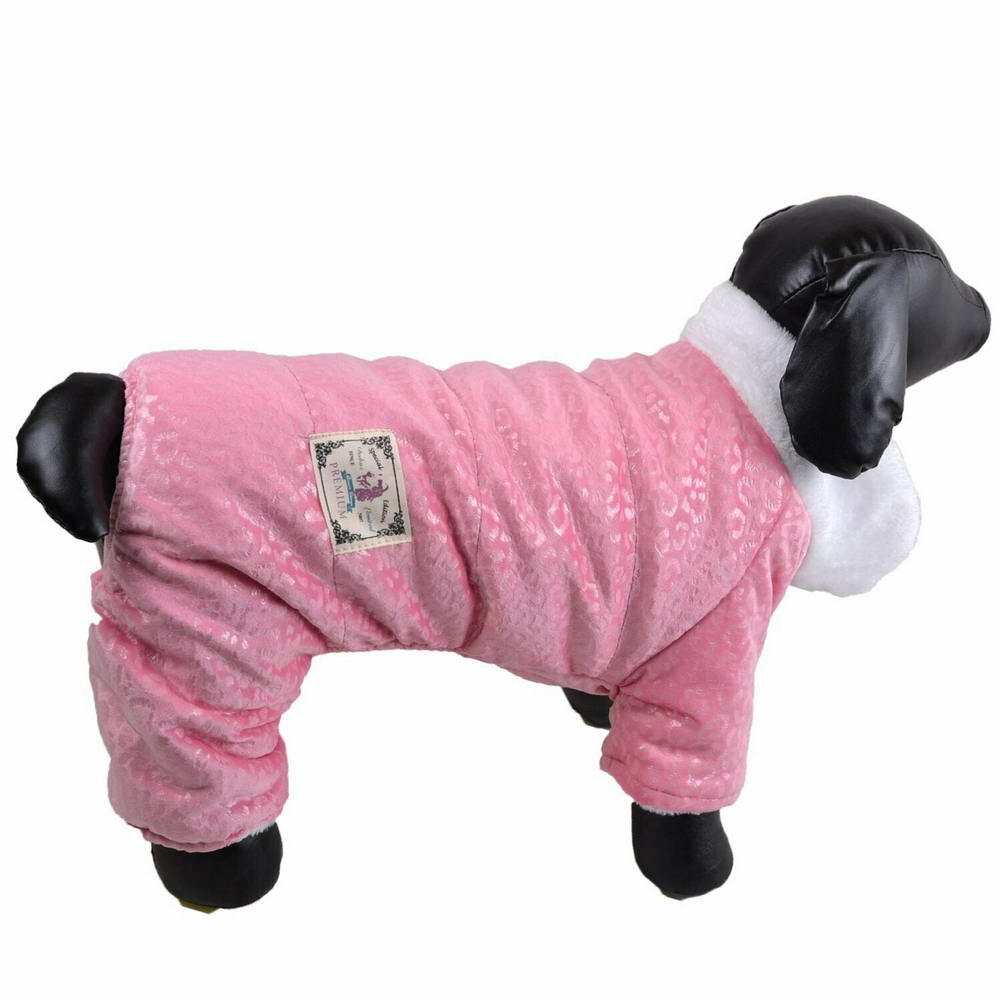 Warm, fluffy dog coat for small dogs