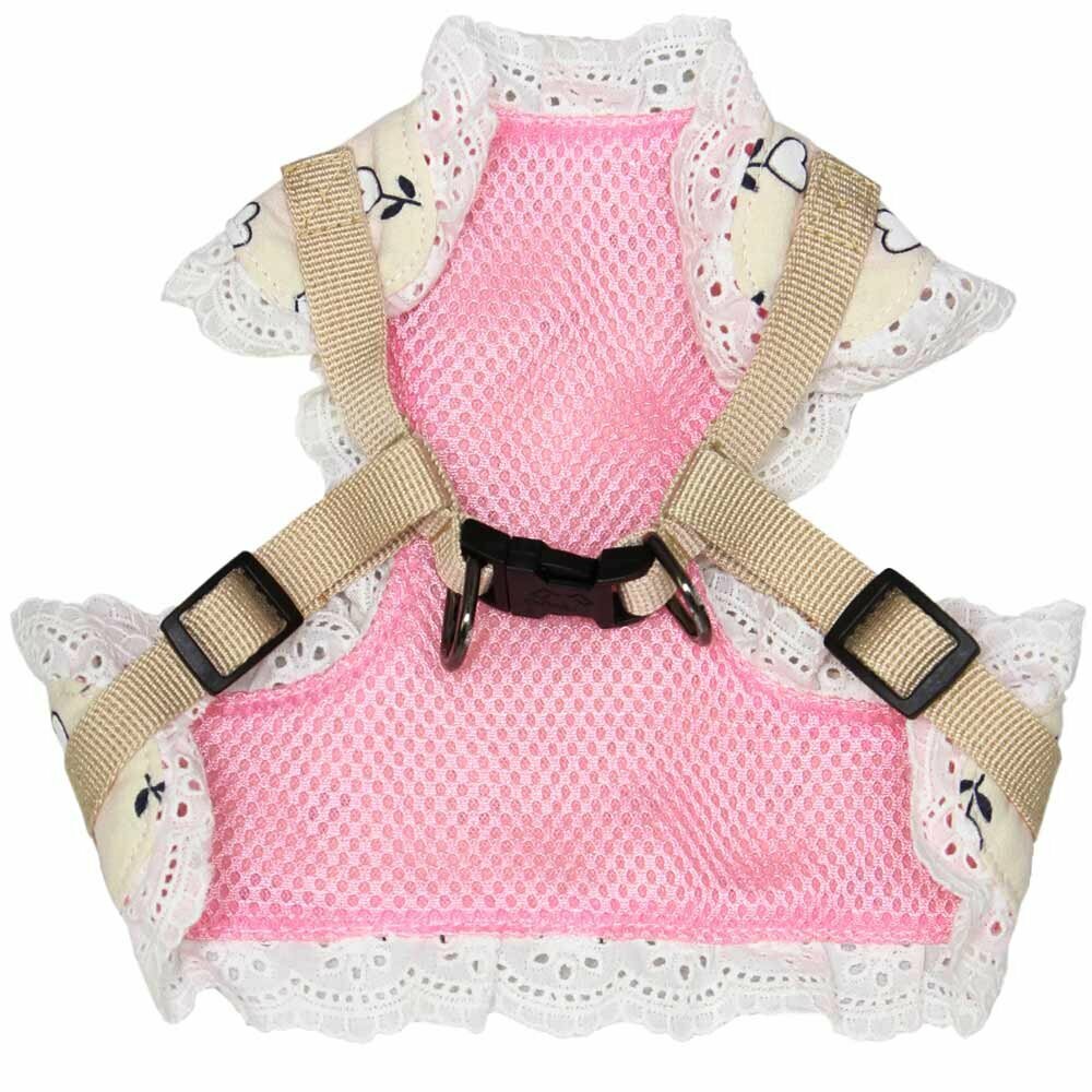 Fast closure chest harness for dogs