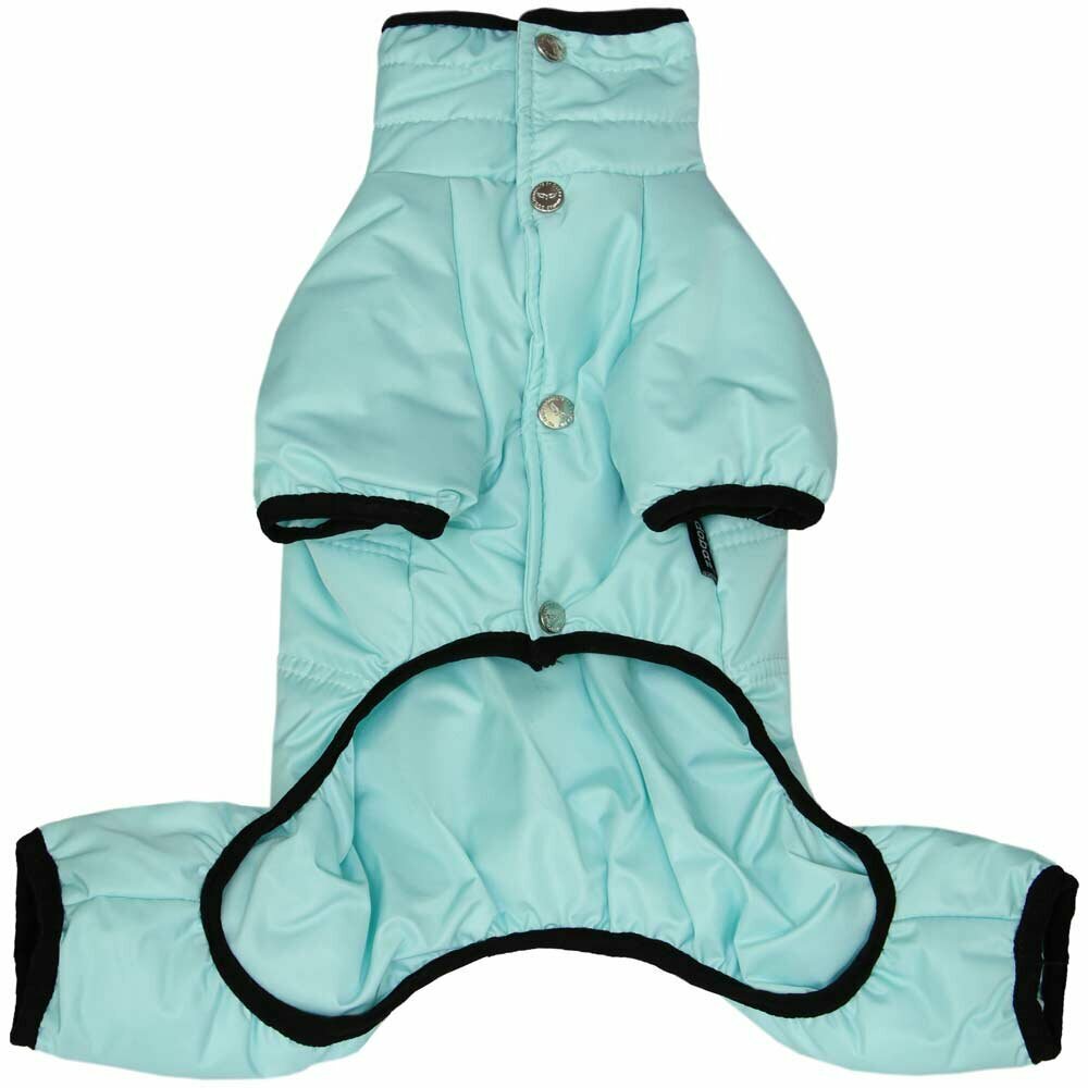 Light blue snowsuit for dogs - the extra warm dog clothes