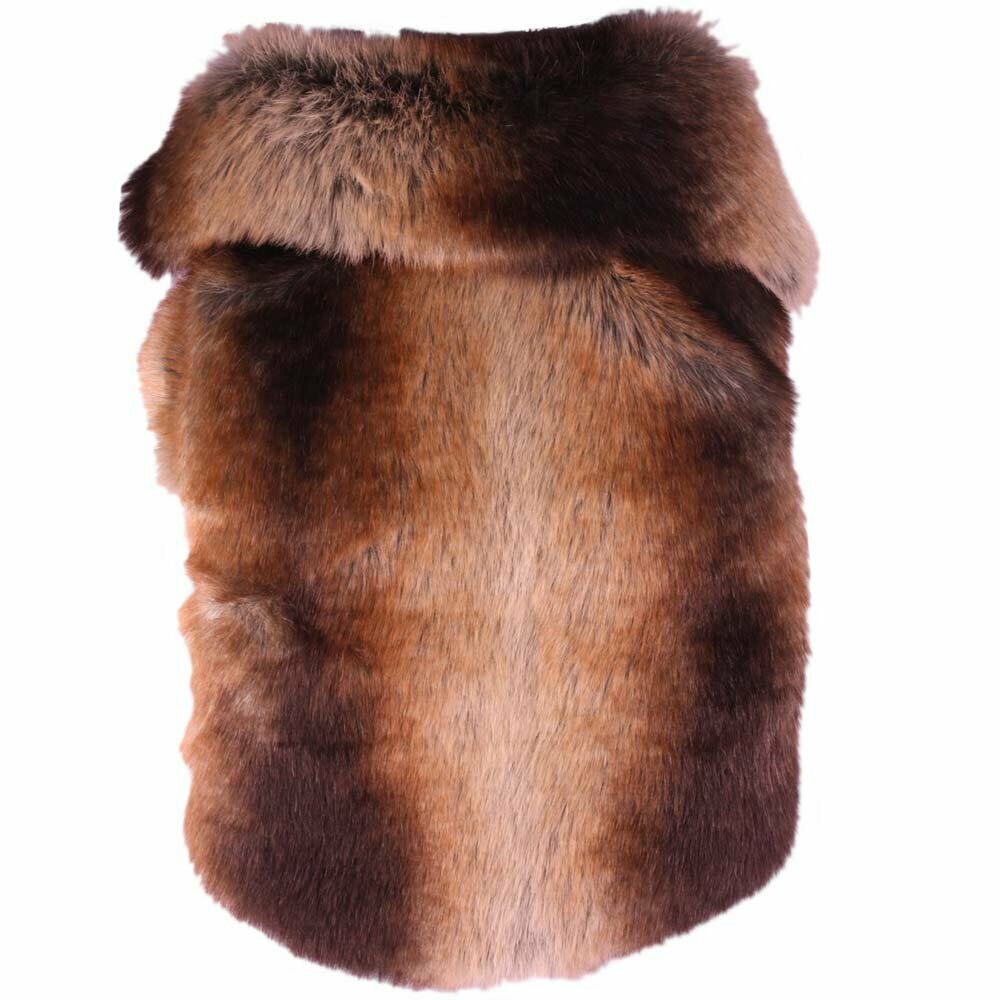 Mink coat for dogs - fashionable dog clothing by DoggyDolly W140