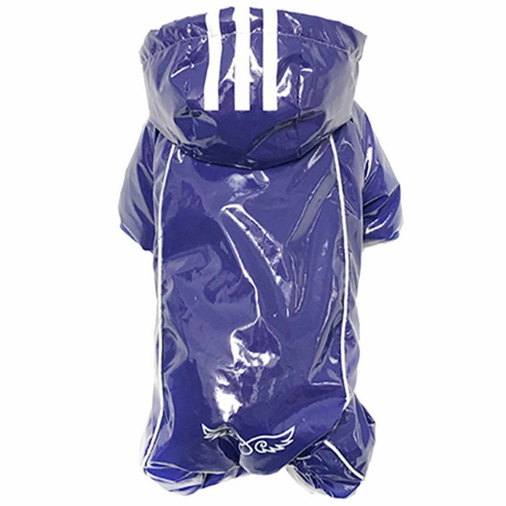 Winter raincoat for dogs Jacopo blue