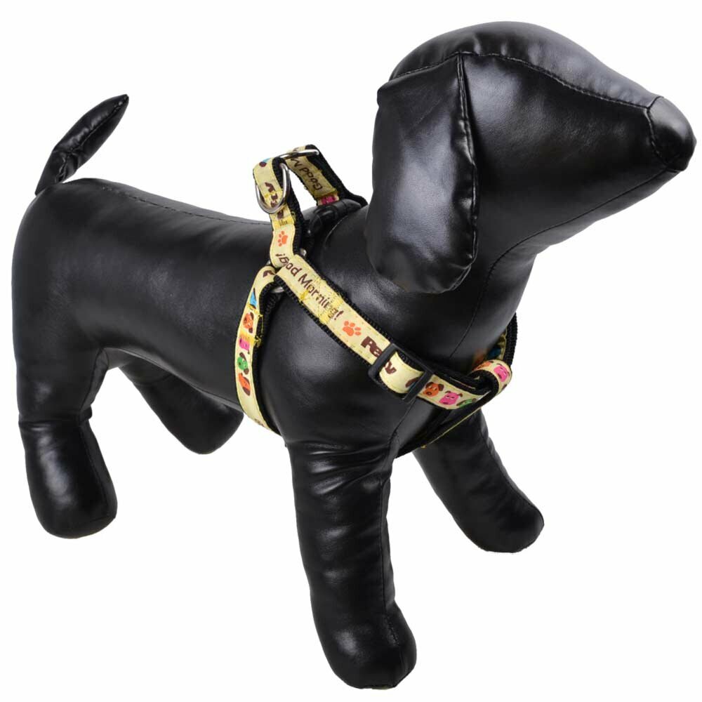 Black dog harness M