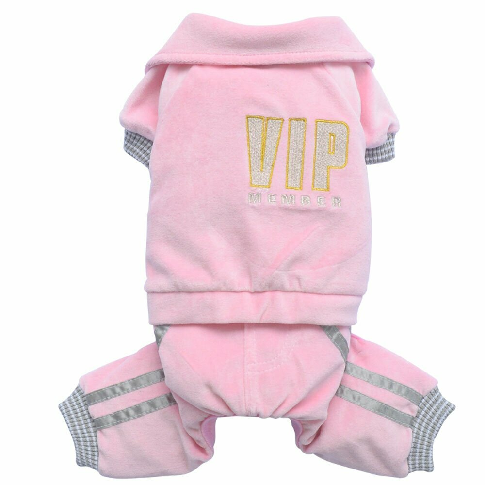 Sports suit for dog VIP pink