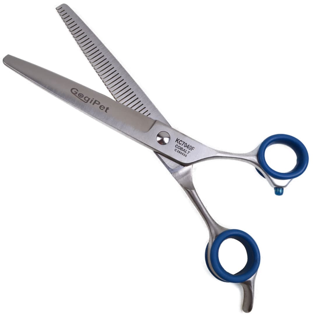 18 cm blender scissors with fine serration made of Japan steel 440C