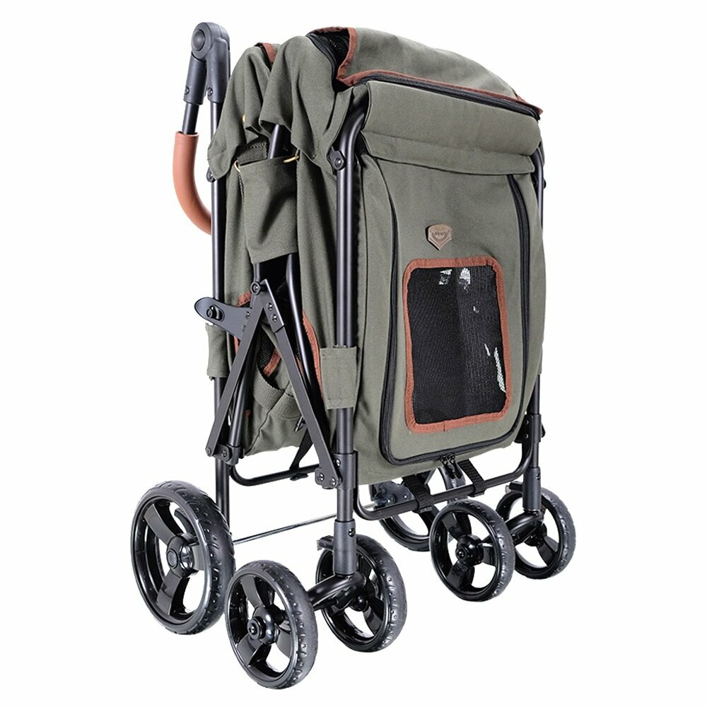 Dog stroller big and collapsible